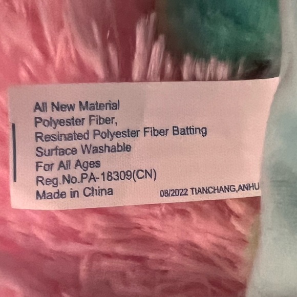 Green & Blue Dinosaur with Shiny Heart Comb & Feet * Stuffed Animal Pillow - Picture 16 of 16